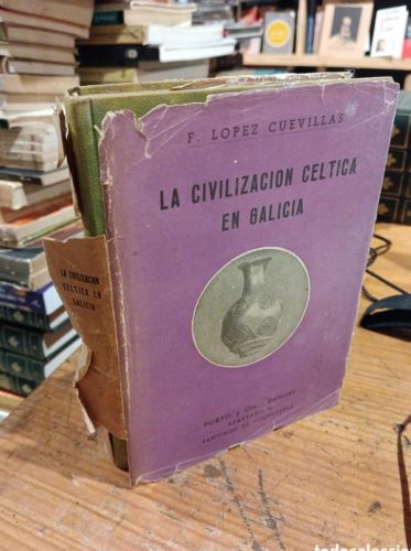 Portada do libro de Cuevillas La civilización celtica en Galicia
