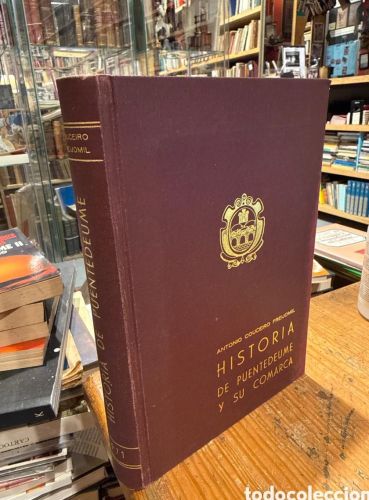 Portada do libro de HISTORIA DE PUENTEDEUME Y SU COMARCA. COUCEIRO FREIJOMIL, 1971