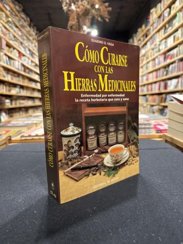 Portada do libro de Cómo curarse con las hierbas medicinales