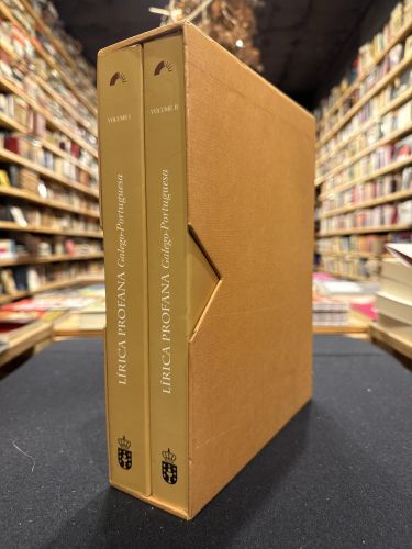 Portada del libro de Lírica profana galego-portuguesa