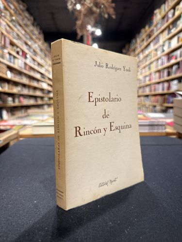 Portada do libro de Epistolario de rincón y esquina