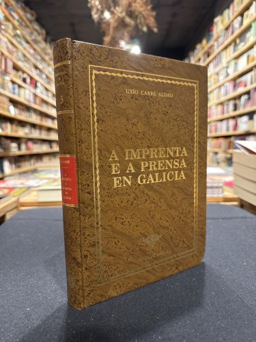 Portada do libro de A imprenta e a prensa en Galicia
