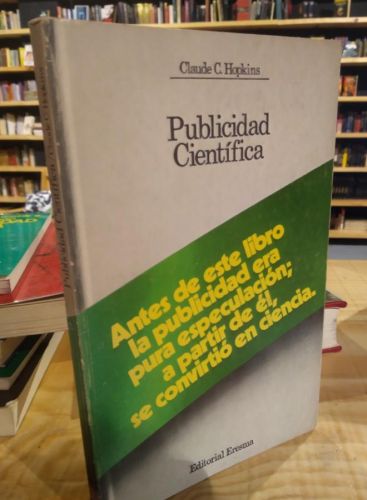 Portada del libro de PUBLICIDAD CIENTÍFICA. CLAUDE X. HOPKINS