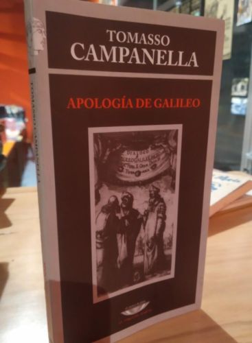 Portada do libro de APOLOGÍA DE GALILEO. TOMASO CAMPANELLA