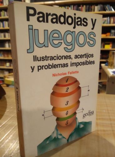 Portada do libro de PARADOJAS Y JUEGOS. NICHOLAS FALLETA