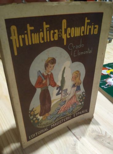 Portada do libro de ARITMÉTICA Y GEOMETRIA. GRADO ELEMENTAL. JOSEFINA ALVAREZ DE CANOVAS