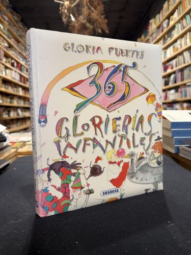 Portada del libro de 365 glorierías infantiles. Gloria Fuertes