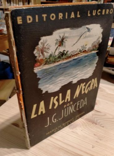 Portada do libro de Junceda, La isla negra