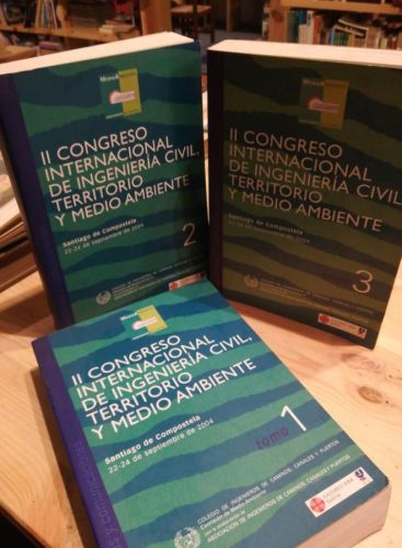 Portada do libro de II CONGRESO INTERNACIONAL DE INGENIERÍA CIVIL, TERRITORIO Y MEDIO AMBIENTE. 3 TOMOS