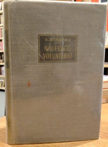 Portada do libro de Bombard, Naufragio voluntario