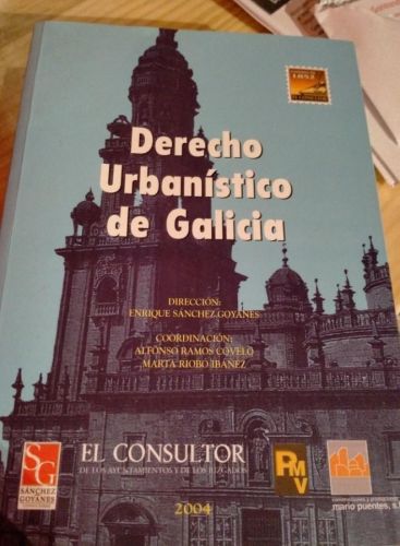 Portada del libro de Derecho Urbanístico de Galicia