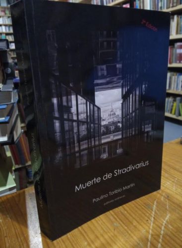 Portada do libro de Muerte de Stradivarius. Paulino Toribio Martin