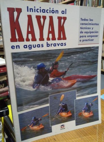 Portada do libro de Iniciacion al kayak en aguas bravas. VV.AA