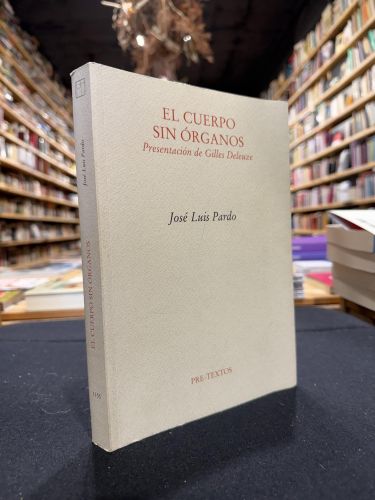 Portada do libro de El cuerpo sin órganos