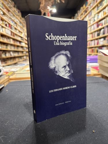 Portada do libro de Schopenhauer, una biografía