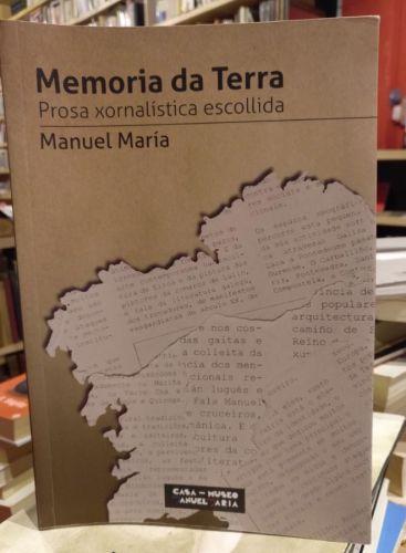Portada do libro de Manuel María, Memoria da Terra