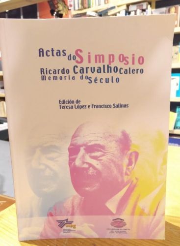 Portada del libro de Actas do Simposio Ricardo Carvalho Calero