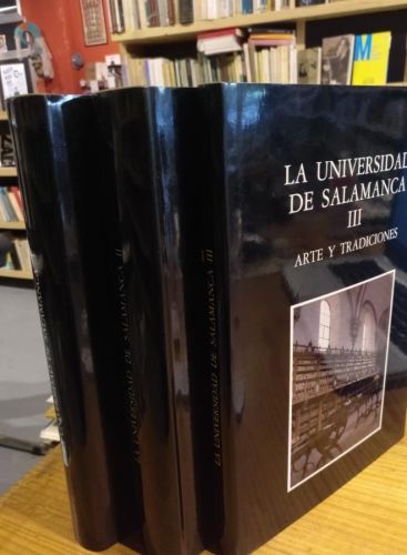 Portada do libro de La Universidad de Salamanca (3 volúmenes)